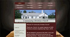 Desktop Screenshot of communitychristianchurchnj.org